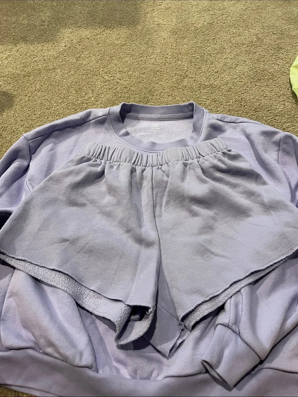 GAP Lilac Kids Sweatshirt and Skort Set
